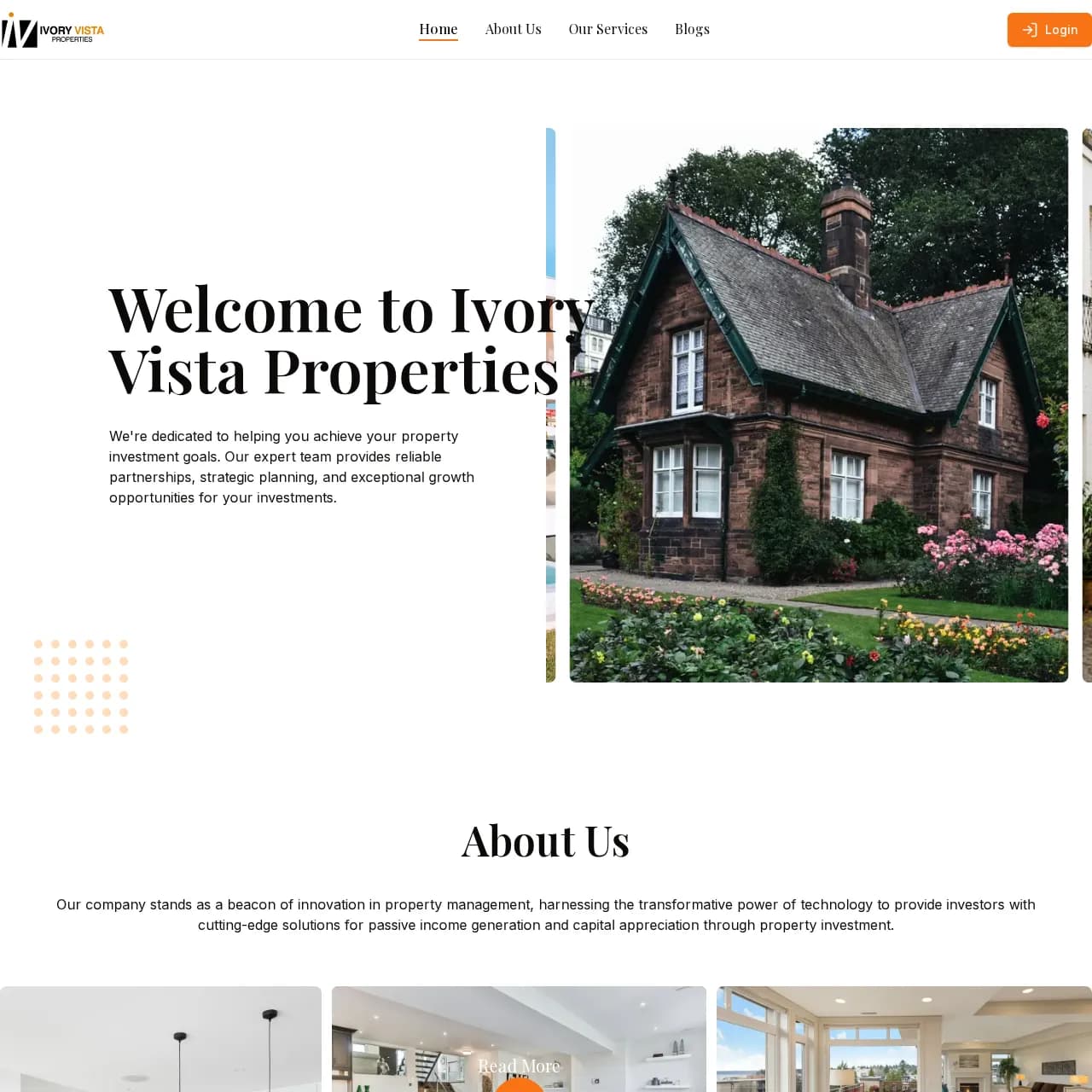 Real Estate Company Website